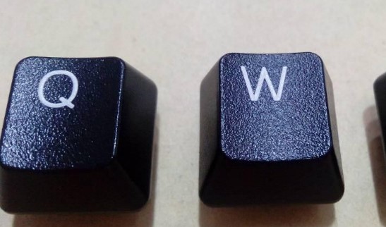 Painted translucent keys