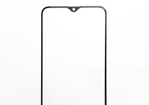 Glass cover translucent hole
