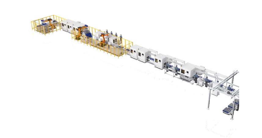 Fully Automated Prismatic Cell Module Pack Assembly Line