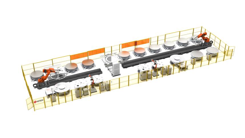 Electrode Frame and Plate Automatic Welding Production Line